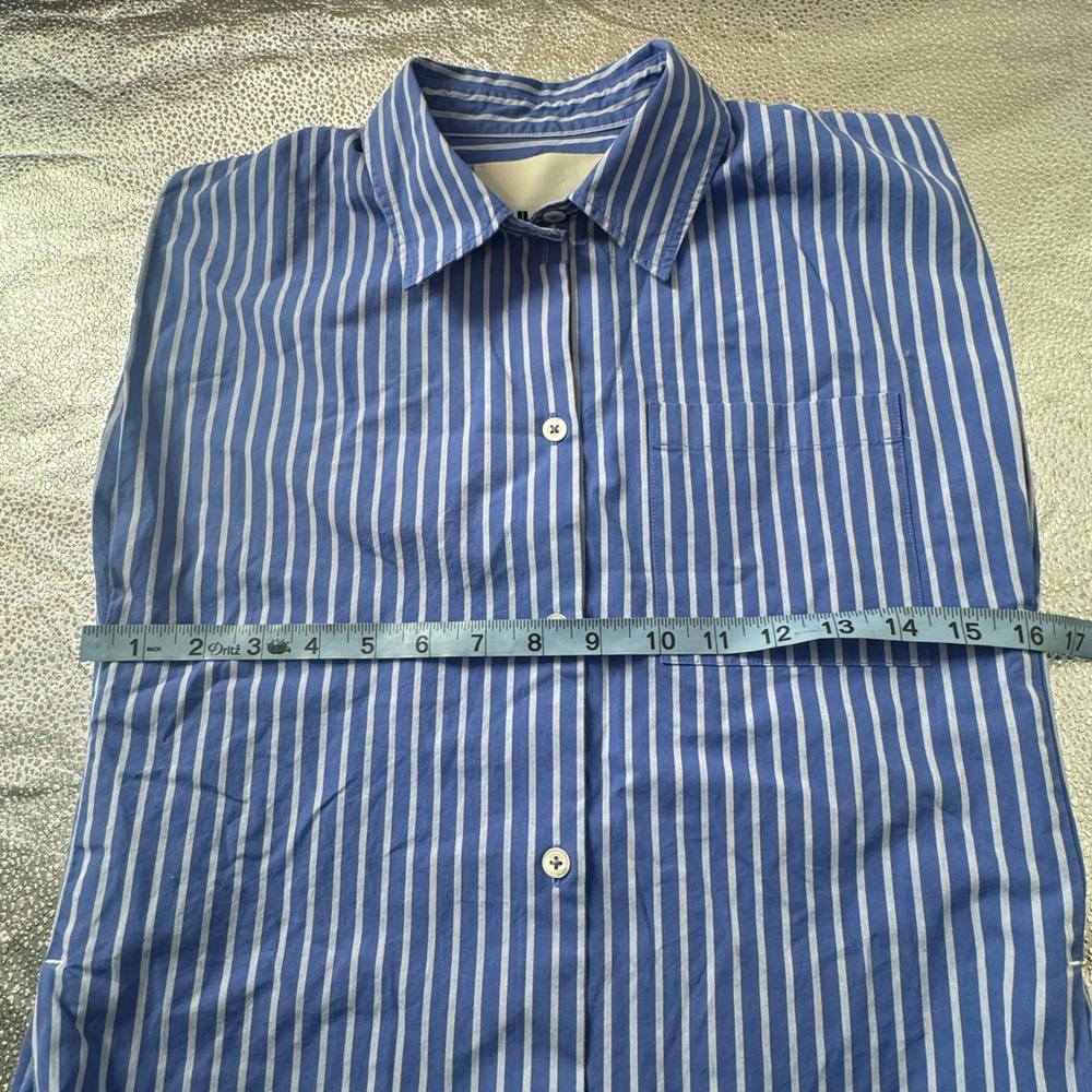 Bellerose Cotton Structured Button Up Sleeve Blou… - image 4